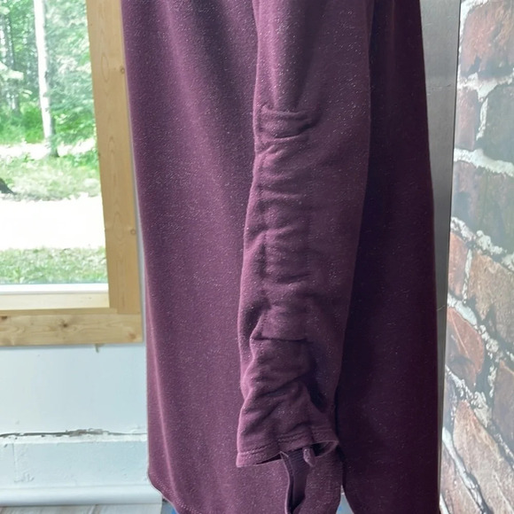 Max Studio Midi Sweater Dress Long Sleeve Maroon Red Size Medium M - Picture 9 of 16